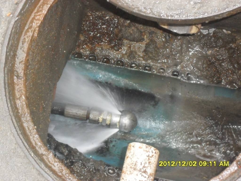 沁园街道污水管道高压清洗