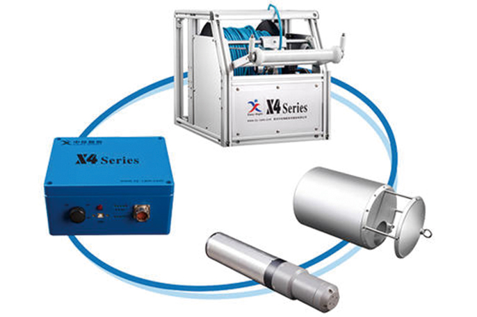 沁园街道声呐检测