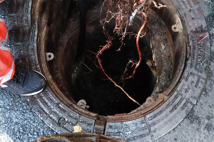 沁园街道管道预处理